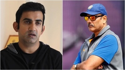 Gautam Gambhir (L) and Ravi Shastri. (Twitter/AP) Gautam Gambhir (L) and Ravi Shastri. (Twitter/AP)