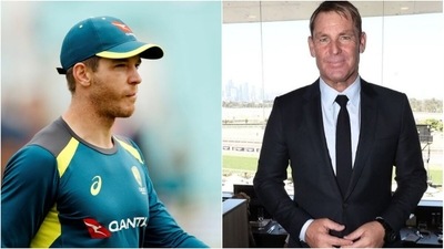 Tim Paine (L) and Shane Warne. (Reuters/AP) Tim Paine (L) and Shane Warne. (Reuters/AP)