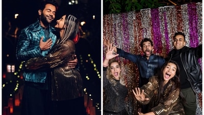 Rajkummar Rao and Patralekhaa at their ‘pyjama party night’. Rajkummar Rao and Patralekhaa at their ‘pyjama party night’.