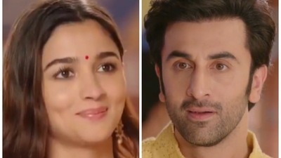 Ranbir Kapoor and Alia Bhatt in the new advertisement for an e-commerce giant.