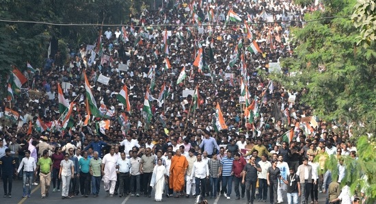 TMC leaders in Tripura have accused the Bharatiya Janata Party-led government in Tripura of obstructing them from campaigning freely ahead of the civic polls in the state. ( Samir Jana / Hindustan Times/Representative Photo)