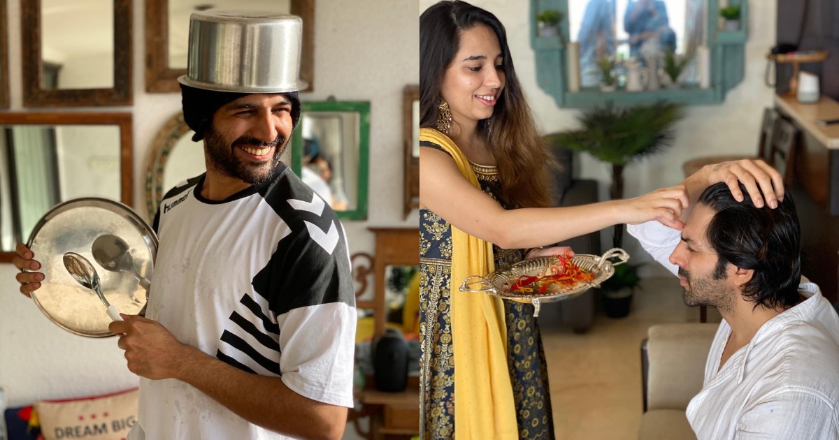 A tour of Kartik Aaryan's house.&nbsp;