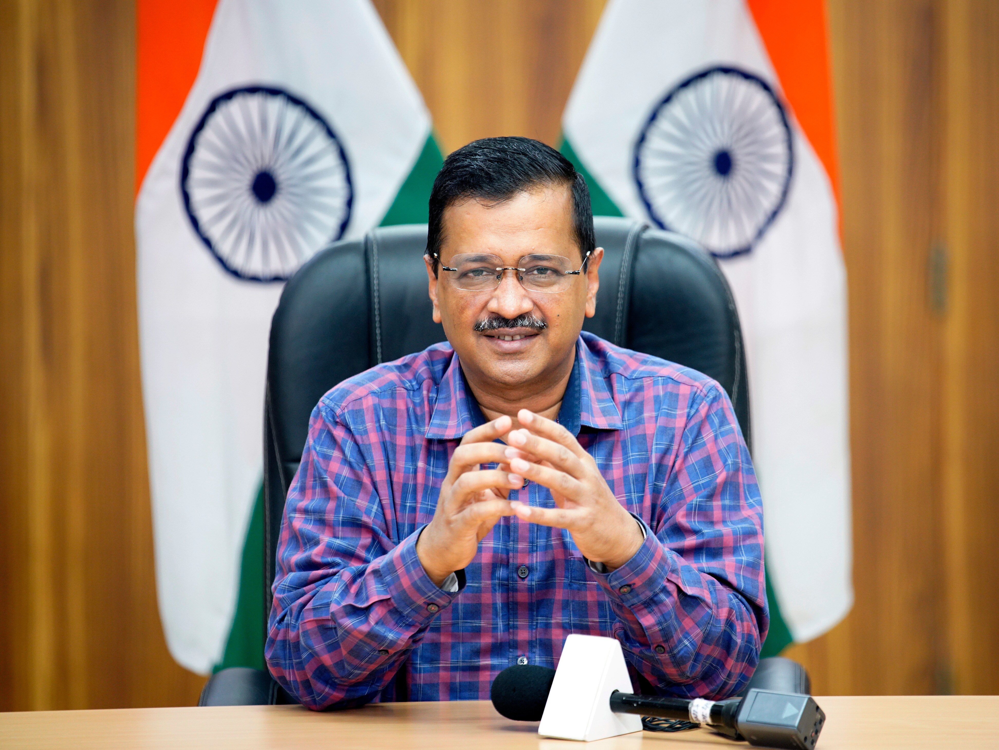 AAP chief and Delhi chief minister Arvind Kejriwal said his party will start a ‘Teerth Yatra Yojana’ in Uttarakhand in lines with the one that began in Delhi. (ANI Photo) AAP chief and Delhi chief minister Arvind Kejriwal said his party will start a ‘Teerth Yatra Yojana’ in Uttarakhand in lines with the one that began in Delhi. (ANI Photo)