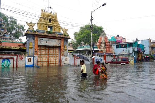 Puducherry CM N Rangasamy had said he had pleaded with the Centre to earmark interim relief to the Union Territory to tackle the situation arising out of heavy downpour for almost 10 days under the influence of northeast monsoon. (AP)