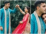 Shraddha Arya with Rahul Nagal. Shraddha Arya with Rahul Nagal.