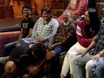 Krushna Abhishek with Kashmera Shah and other on The Kapil Sharma Show. Krushna Abhishek with Kashmera Shah and other on The Kapil Sharma Show.