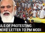 DETAILS OF PROTESTING FARMERS' LETTER TO PM MODI