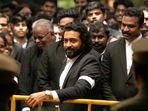 Suriya in a still from Jai Bhim. Suriya in a still from Jai Bhim.