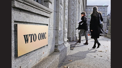 Both “sustainable development” and “environment” find a place in the first paragraph of the agreement establishing the WTO, in a nuanced text which reveals the delicate dynamics of the issue (AFP)