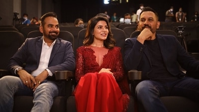 Samantha posts pictures with Raj & DK. (Instagram) Samantha posts pictures with Raj & DK. (Instagram)