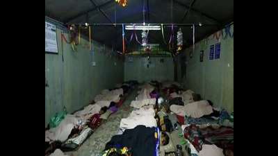 Homeless sleeping in a shelter home in Lucknow. (File photo)