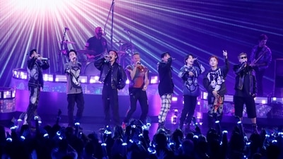 Coldplay and BTS performed My Universe at the American Music Awards at the Microsoft Theatre in Los Angeles.&nbsp; (REUTERS)