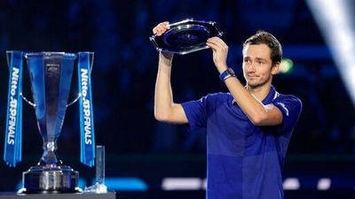 is part of what has been dubbed the "Next Four" alongside Alexander Zverev (24), Stefanos Tsitsipas (23) and Dominic Thiem (28), a cohort that is looking to write the sport's next chapter. (AP) is part of what has been dubbed the "Next Four" alongside Alexander Zverev (24), Stefanos Tsitsipas (23) and Dominic Thiem (28), a cohort that is looking to write the sport's next chapter. (AP)