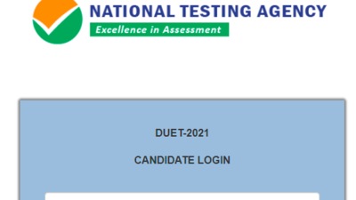 DUET scorecard 2021: The examination was held in computer based test (CBT) mode in 27 cities across India on September 26, 27, 28, 29, 30, and October 1. (nta.ac.in)