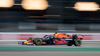 Red Bull driver Max Verstappen of the Netherlands steers his car during the Qatar Formula One Grand Prix at the Lusail International Circuit in Lusail, Qatar, Sunday, Nov. 21, 2021 (AP) Red Bull driver Max Verstappen of the Netherlands steers his car during the Qatar Formula One Grand Prix at the Lusail International Circuit in Lusail, Qatar, Sunday, Nov. 21, 2021 (AP)