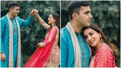 Shraddha Arya with Rahul Nagal. Shraddha Arya with Rahul Nagal.