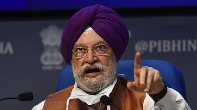 Union Minister for Petroleum and Natural Gas and Housing and Urban Affairs Hardeep Singh Puri. (HT PHOTO) Union Minister for Petroleum and Natural Gas and Housing and Urban Affairs Hardeep Singh Puri. (HT PHOTO)
