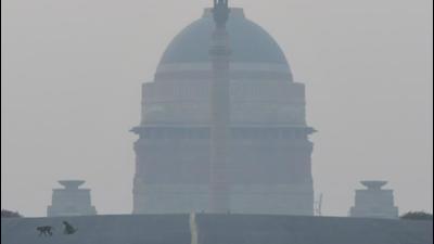 Delhi’s air quality was in the ‘very poor’ category on Monday morning with the hourly air quality index (AQI) at 7 am reaching 314. (ANI Photo)