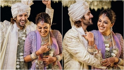 Anushka Ranjan's purple lehenga for wedding with Aditya Seal is for the unconventional bride: Yay or Nay? Anushka Ranjan's purple lehenga for wedding with Aditya Seal is for the unconventional bride: Yay or Nay?