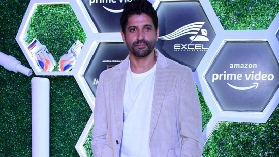Actor Farhan Akhtar spotted at the launch of Inside Edge 3 at Hayat Grand Hotel. (Varinder Chawla)