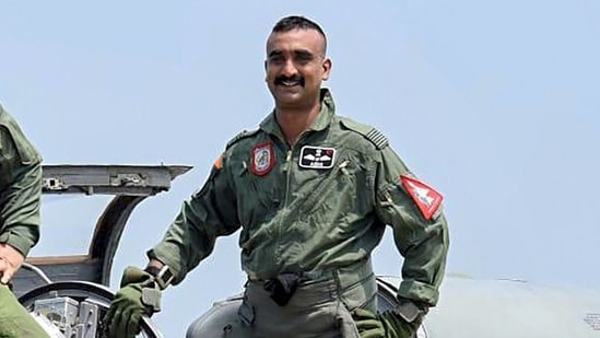 Wing commander Abhinandan Varthaman, now Group Captain, pursued the retreating F-16 fighter jet and shot it down with his onboard missile.(PTI)