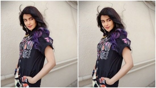 Styled by Juhi Ali, Adah looked stunning in this ensemble.(Instagram/@adah_ki_adah)