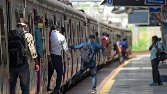 In the Central Railway (CR) section, a total of 26 AC local train services are operating at present.(HT file photo)