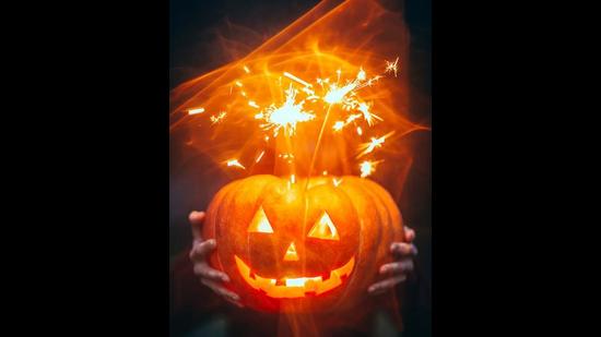 November has been the month of lights and celebration; the receded pandemic has enabled us to cherish some festivity this year. While Diwali was the showstopper, there were some flickers of Halloween to be seen in the streets around, too. (Representative photo)