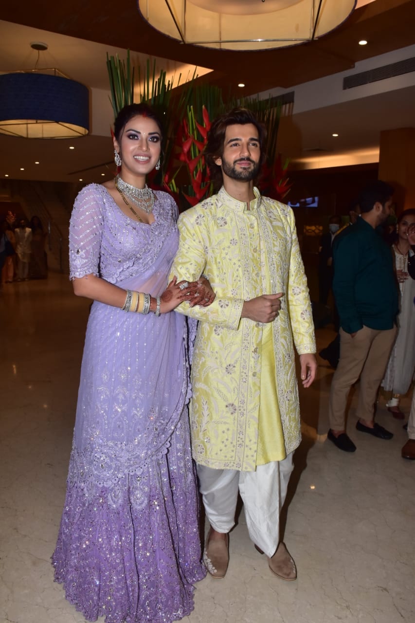 Anushka Ranjan and Aditya Seal after the wedding. (Varinder Chawla)