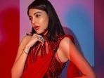 Kajal Aggarwal is the Lady In Red in statement Gaurav Gupta saree and we are obsessed