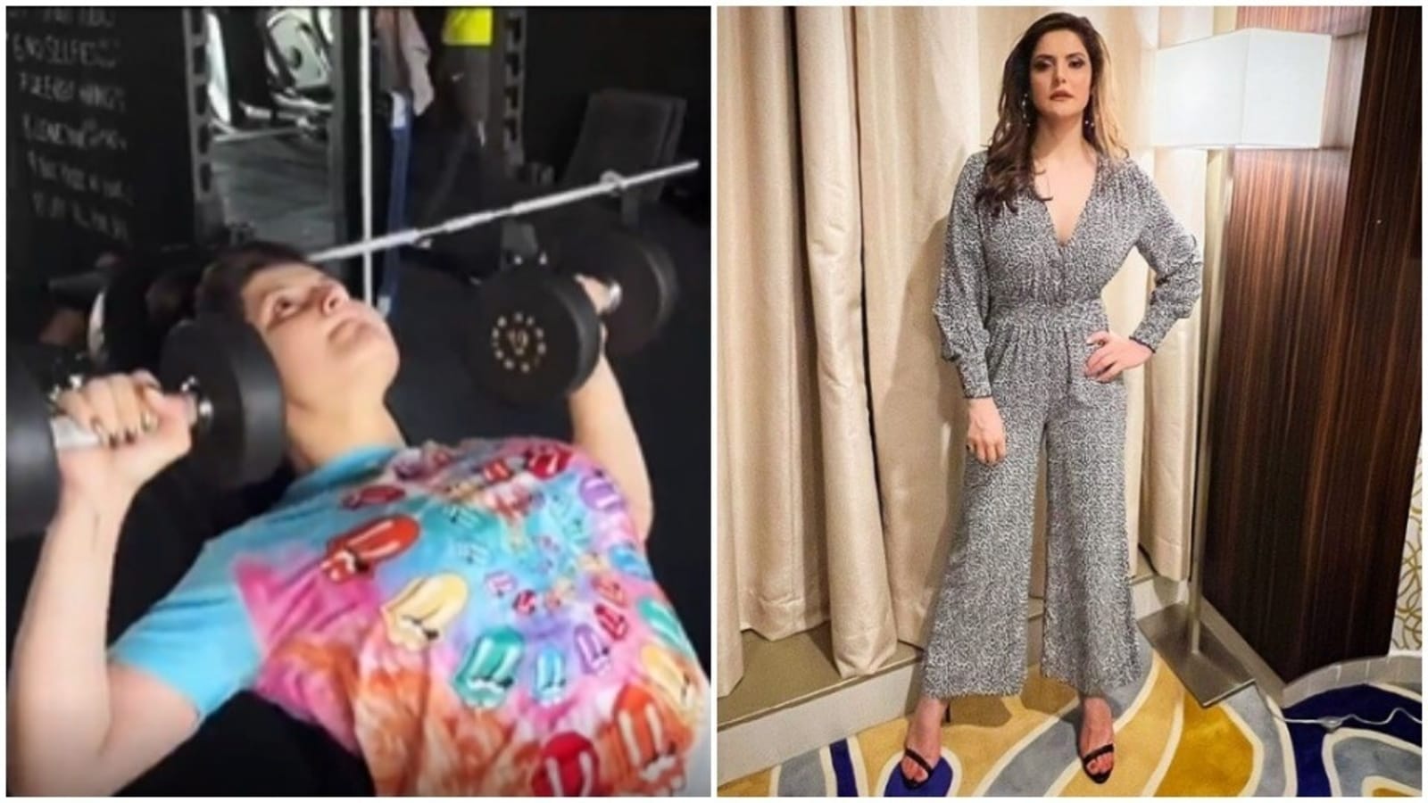 Zareen Khanxxx Video - Zareen Khan is 'starting the week with endorphins.' Here's how she did it |  Health - Hindustan Times