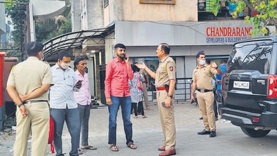 The Pimpri-Chinchwad police are on the lookout for two persons on a bike for allegedly throwing a petrol bomb on the office of a politician’s brother Tuesday afternoon. (HT)