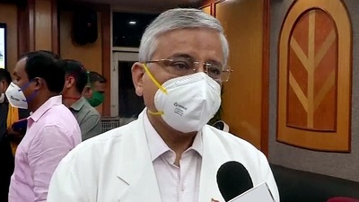 AIIMS Director Dr. Randeep Guleria speaks to the media (ANI Photo) AIIMS Director Dr. Randeep Guleria speaks to the media (ANI Photo)