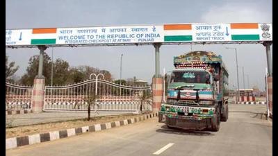 Officials posted at the ICP, which facilitates India’s trade with Pakistan and Afghanistan, and movement of passengers from Pakistan to India and vice-versa, said this would be the first time since August 2019 when any truck carrying Indian goods will cross over to Pakistan through the land border. Officials posted at the ICP, which facilitates India’s trade with Pakistan and Afghanistan, and movement of passengers from Pakistan to India and vice-versa, said this would be the first time since August 2019 when any truck carrying Indian goods will cross over to Pakistan through the land border.