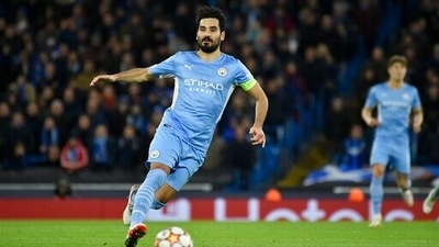 Manchester City's Ilkay Gundogan (AP)