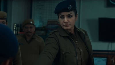 Raveena Tandon in a still from Aranyak trailer. Raveena Tandon in a still from Aranyak trailer. 