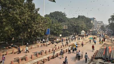 The court had earlier passed a slew of directions to decongest the area by ordering registration of cycle rickshaws plying there, construction of a parking lot at Gandhi Maidan for private vehicles, a bus depot at Dangal Maidan near Old Delhi Railway station, and the creation of dedicated NMV lanes. (Picture for representation only/Sanchit Khanna-HT) The court had earlier passed a slew of directions to decongest the area by ordering registration of cycle rickshaws plying there, construction of a parking lot at Gandhi Maidan for private vehicles, a bus depot at Dangal Maidan near Old Delhi Railway station, and the creation of dedicated NMV lanes. (Picture for representation only/Sanchit Khanna-HT)