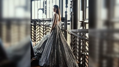 Ananya Panday is a 'princess' straight out of a fairy tale in this shimmery long sleeveless gown. (Instagram/@ananyapanday) Ananya Panday is a 'princess' straight out of a fairy tale in this shimmery long sleeveless gown. (Instagram/@ananyapanday)