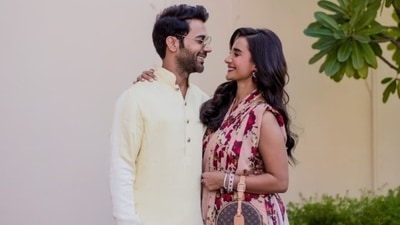 Rajkummar Rao and Patralekhaa, in chic traditional outfits, look so much in love: See new pics from wedding Rajkummar Rao and Patralekhaa, in chic traditional outfits, look so much in love: See new pics from wedding