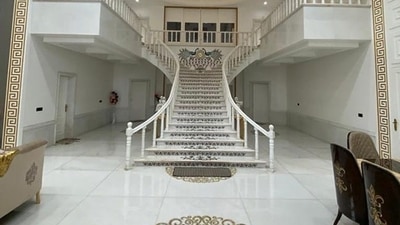 The engineer of the house had reportedly studied the Taj Mahal closely and then worked with artists from Bengal and Indore for the interior carving (Twitter) The engineer of the house had reportedly studied the Taj Mahal closely and then worked with artists from Bengal and Indore for the interior carving (Twitter)