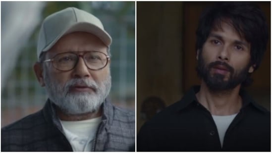 Shahid Kapoor and Pankaj Kapur worked together in Jersey.