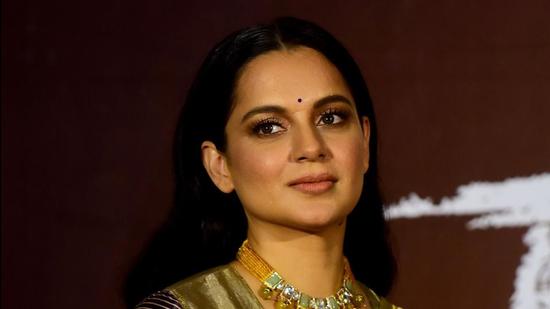 Officers at Khar police station said Kangana Ranaut, 34, has been booked under section 295A (deliberate and malicious acts, intended to outrage religious feelings of any class by insulting its religion or religious beliefs) of the Indian Penal Code. (AFP FILE)