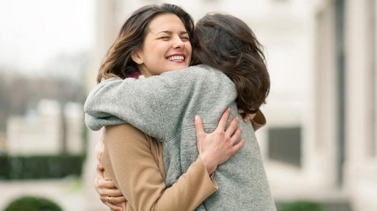 A study found that hugging may reduce a person's chances of getting sick or catching a cold.(Shutterstock)