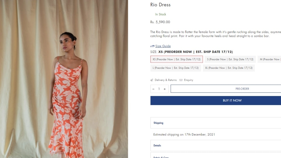 The Rio Dress.&nbsp;(summersomewhereshop.com)