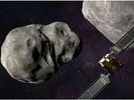 An artist's illustration of mission to deflect asteroids in space.(Courtesy: Nasa) An artist's illustration of mission to deflect asteroids in space.(Courtesy: Nasa)