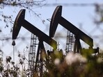 Oil pumpjacks stand in the Inglewood Oil Field on November 23, 2021, in Los Angeles, California. (AFP / Representational Image)