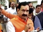 File photo: Madhya Pradesh home minister Narottam Mishra. (PTI)