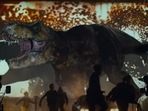 A still from the prologue to Jurassic World: Dominion. A still from the prologue to Jurassic World: Dominion.