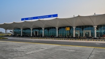 The Kushinagar airport -- the state's third international airport -- was inaugurated by Prime Minister Narendra Modi on October 20. (HT file photo)