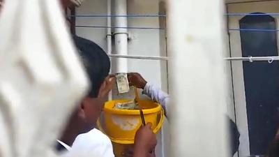 During a raid at the premises of Public Works Department (PWD) junior engineer Shanta Gouda, in Kalaburgi district, the ACB team seized ₹55 lakh in cash, including ₹13.5 lakh from a drainage pipe. During a raid at the premises of Public Works Department (PWD) junior engineer Shanta Gouda, in Kalaburgi district, the ACB team seized ₹55 lakh in cash, including ₹13.5 lakh from a drainage pipe.